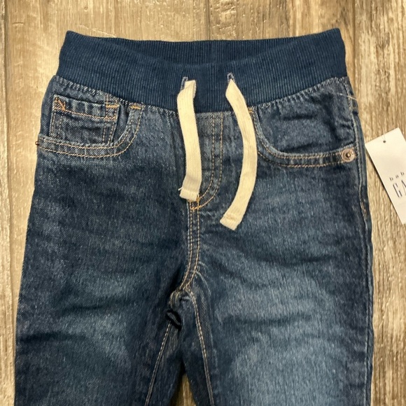 GAP Kids Dark Blue Denim Joggers Size 18-24 months - Picture 2 of 7